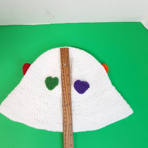 Handmade Heart-Embellished SBucket hat Hat main image 7